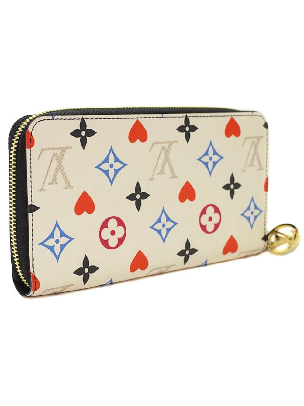 Louis Vuitton Long Wallet Monogram Zipper Round Zippy Brown